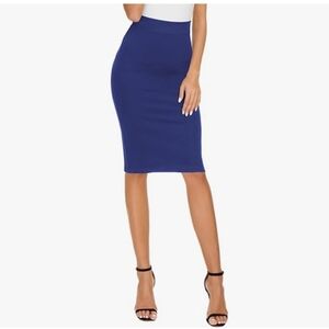Wow Couture Bodycon Bandage Royal Stretch Y2K Skirt S